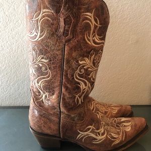 Cowboy/Cowgirl Real Leather Boots